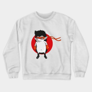 superhero hedgehog Crewneck Sweatshirt